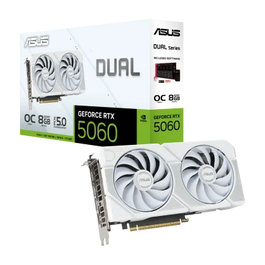 Asus GeForce RTX 5060 Dual OC White 8GB GDDR7